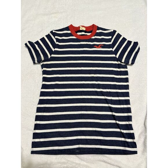 Hollister Other - Youth Medium Hollister Tee Striped Navy White Red